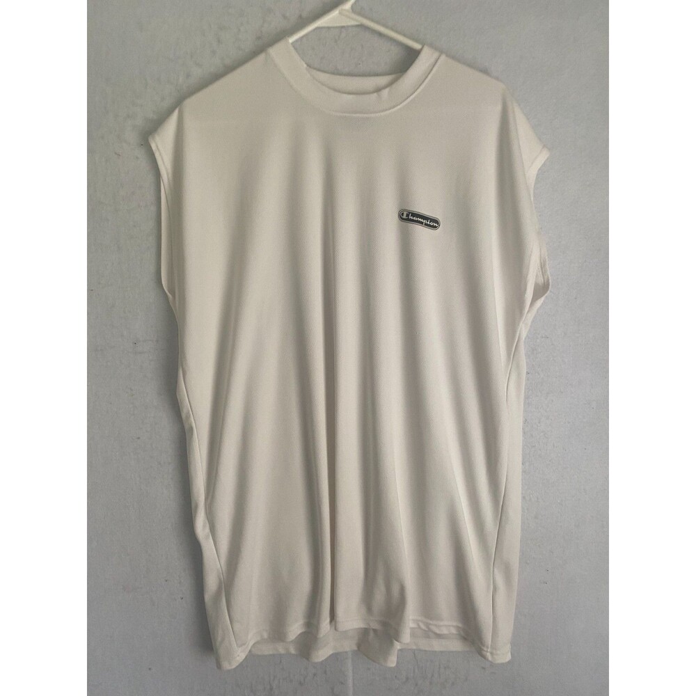 Champion Muscle Tee T-Shirt Sleeveless Sport XL Dry Mens Lightweight Wicking